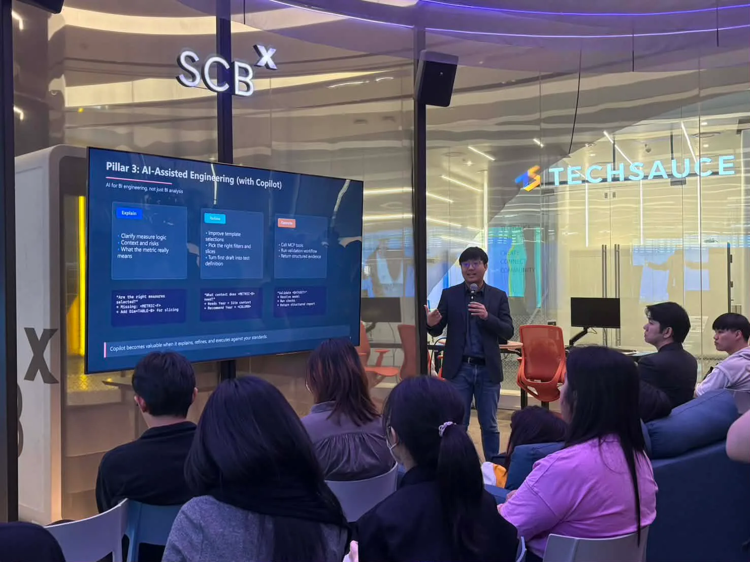Charnrit presenting at Power Platform Community Bootcamp Thailand in March 2026.